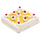 Enticing Eggless Pineapple Cake 