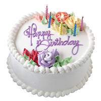 Marvelous Vanilla Cake for Birthday to Sivaganga