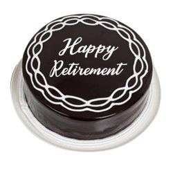 Happy Retirement Chocolate Cake to Tirur