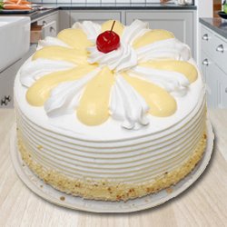 Enticing Vanilla Cake from 3/4 Star Bakery to Muvattupuzha
