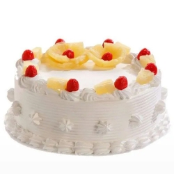 Yummy Pineapple Flavor Cake to India