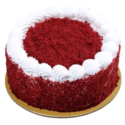 Tasty Eggless Red Velvet Cake to India