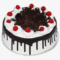 Yummy Eggless Black Forest Cake to India
