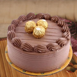 Scrumptious Ferrero Rocher Chocolate Cake to India