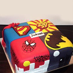Mouth-Watering Super Hero Cake for Kids