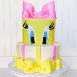 Exceptional Birthday Special 2 Tier Tweety Cake