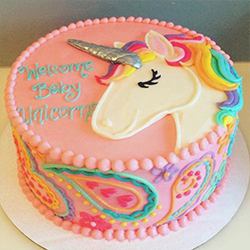 Mouth-Watering Unicorn Cake for Small Kids to India