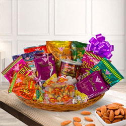 Haldirams Sweet n Snack Gift Basket for Mom to Chittaurgarh