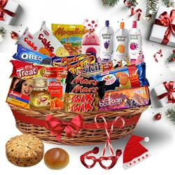 Sophisticated Christmas Treat Basket<br> to Alwaye