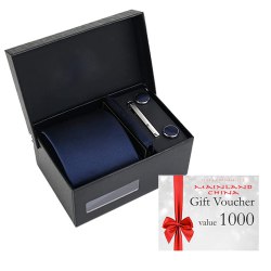 Magnificent Combo of Mainland China Gift E Voucher worth Rs.1000 and Tie-Tiepin Gift Set to Sivaganga