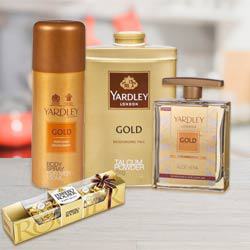 Yardley Grooming Set for Men N Ferrero Rocher to Andaman and Nicobar Islands