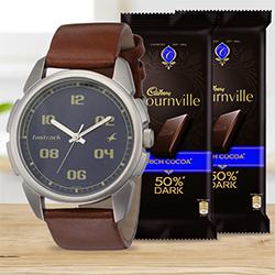 Fastrack Watch n 2 pcs Cadbury Bournville to Marmagao