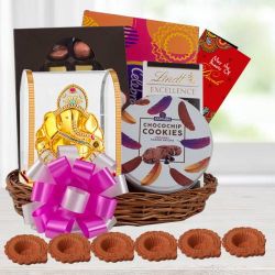 Remarkable Diwali Chocolate n Cookies Gift Hamper to Tirur