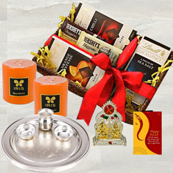 Marvelous Chocolates N Assortments Gift Hamper for Diwali to Diwali-gifts-to-world-wide.asp