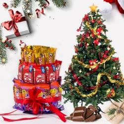 Exclusive Chocolates Arrangement for Christmas to Punalur