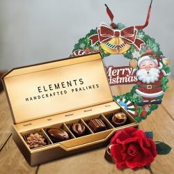 Marvelous ITC Elements Chocos with Velvet Rose N Wreath to Marmagao