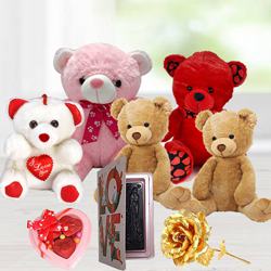 Exclusive Teddy Day Gift of Cute Teddies & Chocolates
