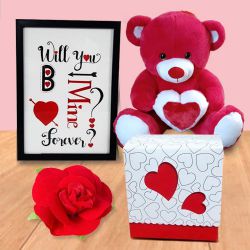 Charming Be Mine Forever Promise Day Gift Combo to Chittaurgarh