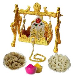 Pious Ganesh Laxmi Palana with Ganesh Laxmi Mandap n Dry Fruits