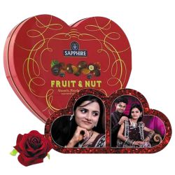 Lovely Hearty Delight Personalized Gift Combo for Birthday to Alwaye