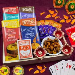 Funky Teen Patti Game Night Combo with Flavoured Cashews to India