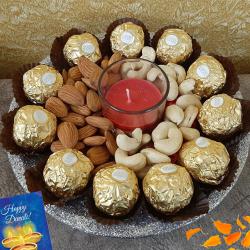 Exciting Diwali Gift of Chocolates with Dry Fruits to India
