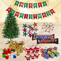 Christmas Special Decor Accessories with Chocolates to Punalur