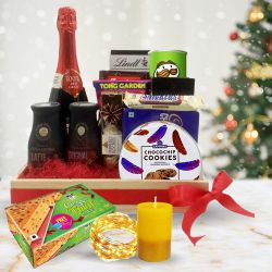 Stunning Christmas Goodies Gift Basket to Hariyana