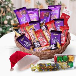 Pure Heaven Chocolate N Nuts X-Mas Basket to Andaman and Nicobar Islands
