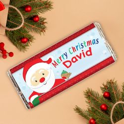 Funky Personalized X-Mas Wishes Milk Choco Wrap to Andaman and Nicobar Islands