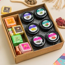 Flavorful Mukhwas N Chocolates Gift Box to Hariyana