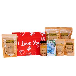 Mouth-Watering Valentines Special Gourmet Treat Hamper to India