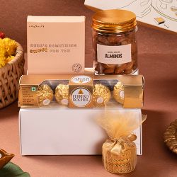 Diwali Chocolate  N  Light Duo Box to Rajamundri