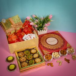 Diwali Gifts  Nuts, Sweets  N  Candles to India