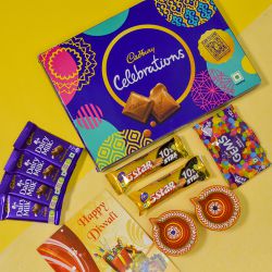 Blissful Choco Diya Diwali Gift Set to Rajamundri