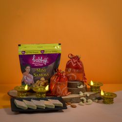 Divine Diwali Duet  Sweets and Nuts Melange to Chittaurgarh