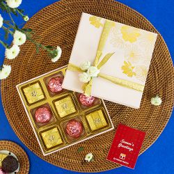 Finest Handmade Chocolate Assortment Box to India