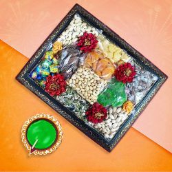 Festive Gourmet Delights In Designer Tray to Dadra and Nagar Haveli