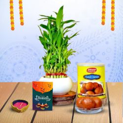 Diwali Delights  Bamboo And Sweets to Andaman and Nicobar Islands