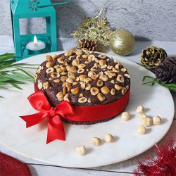 Delicious Hazelnut N Nutella Chocolate Cake to Alwaye