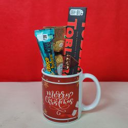 Festive Mug  N  Chocolates Indulgence to Rajamundri