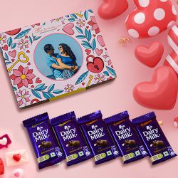 Chocoholics Heaven  Cadbury Chocolates in Personalised Box to India