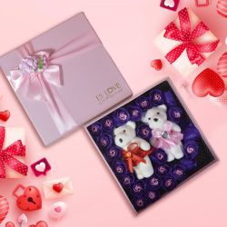 Roses N Cuddles Gift Box to India