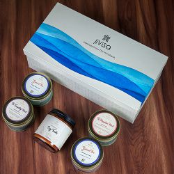 Aromatic Candle N Snacks Gift Box to Alwaye