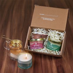 Serene Tea  N  Candle Gift Set