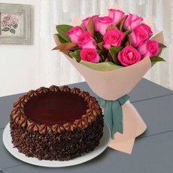 Blooms and Chocolate Bliss