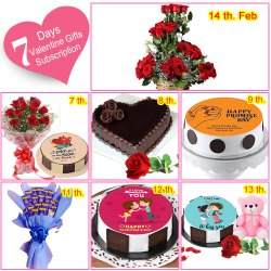 Attractive Valentine Gift Subscription for GF