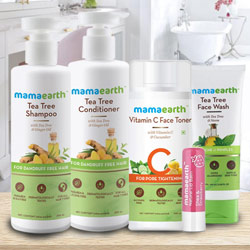 Marvelous Mama Earths Hair N Face Care Hamper to Ambattur