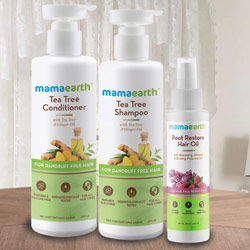 Marvelous Mama Earths Hair N Care Hamper to India