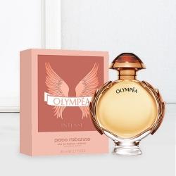 Sensational Ladies Gift of Paco Rabanne Olympea Intense Eau de Perfume to Rajamundri